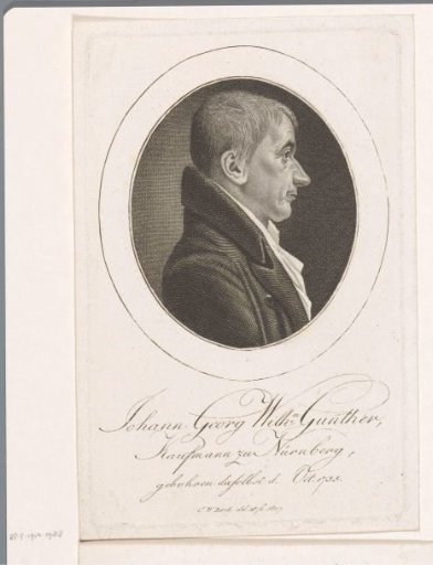 Portrait of Johann Georg Wilhelm Günther