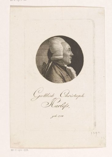 Portrait of Gottlieb Christoph Harless