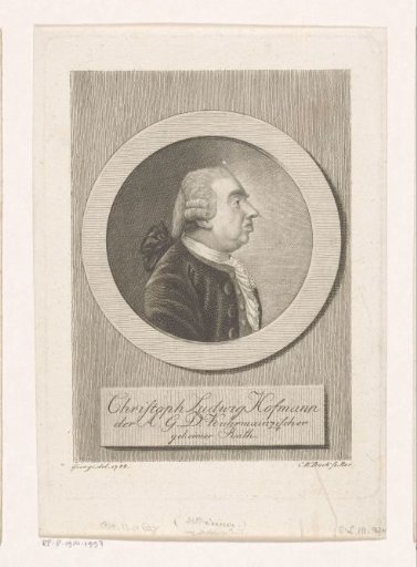 Portrait of Christoph Ludwig Hoffmann