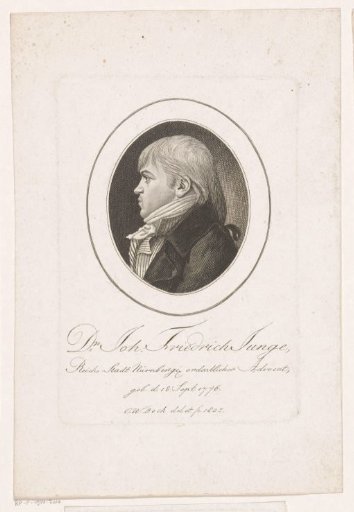 Portrait of Johann Friedrich Junge
