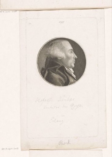 Portrait of Johann Ludwig Klüber