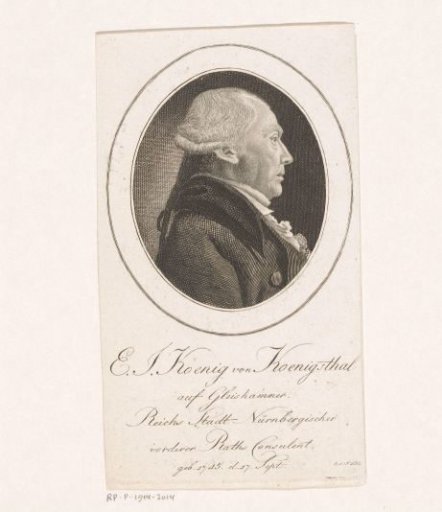 Portrait of Eberhard Jodocus König von Königsthal
