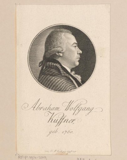 Portrait of Abraham Wolffgang Küffner