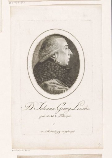 Portrait of Johann Georg Leuchs