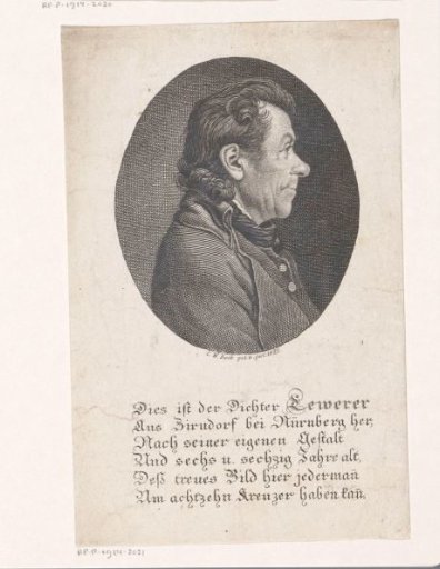 Portrait of Johann Jacob Lewerer