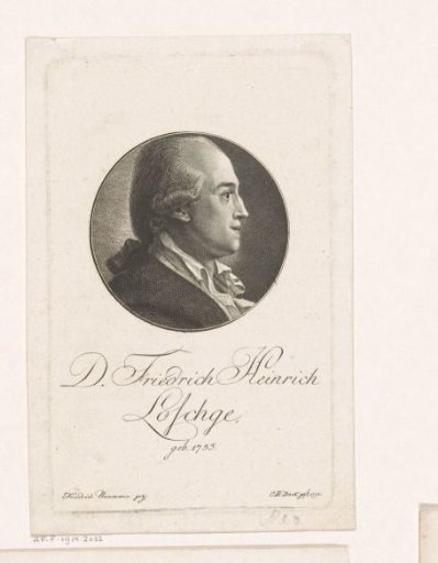 Portrait of Friedrich Heinrich Loschge