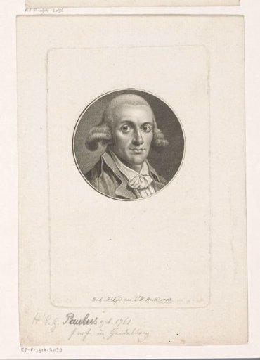 Portrait of Heinrich Eberhard Gottlob Paulus