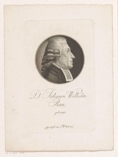 Portrait of Johann Wilhelm Rau