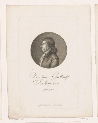 Portrait of Christian Gotthilf Salzmann