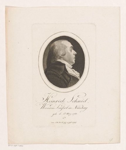Portrait of Heinrich Schmid