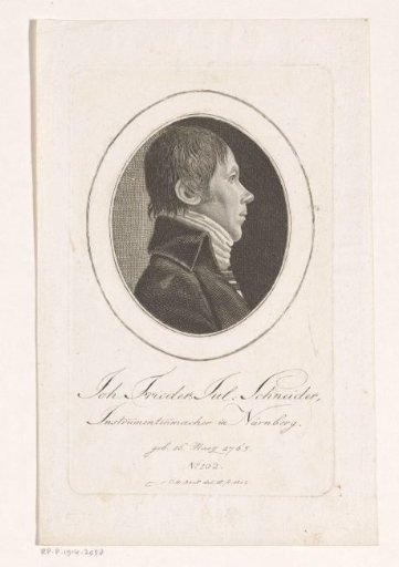 Portrait of Johann Friedrich Julius Schneider
