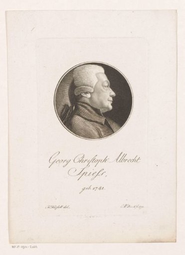Portrait of Georg Christoph Albrecht Spieß