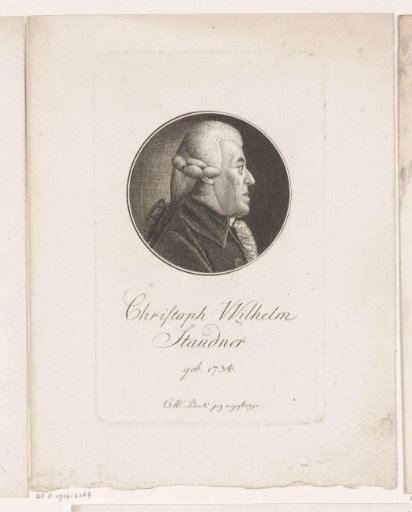 Portrait of Christoph Wilhelm Staudner