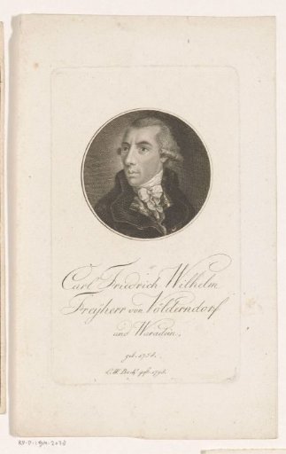 Portrait of Carl Friedrich Wilhelm, Freiherr von Völderndorff und Waradein