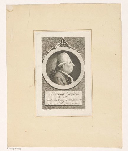 Portrait of Benedict Christian Vogel