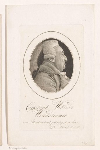 Portrait of Christoph Wilhelm Waldstromer von Reichelsdorf