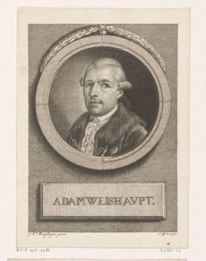 Portrait of Adam Weishaupt