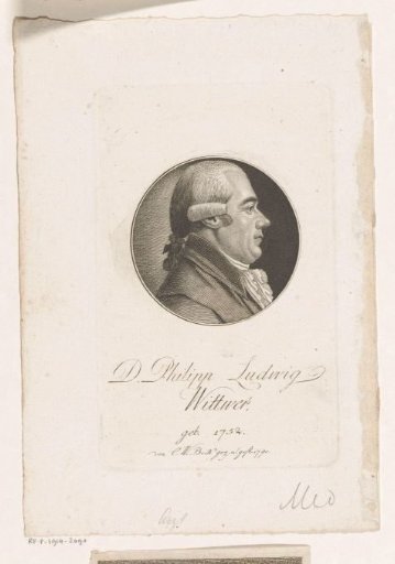Portrait of Philipp Ludwig Wittwner