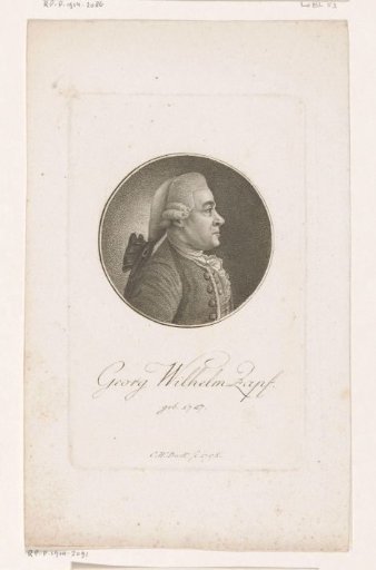 Portrait of Georg Wilhelm Zapf