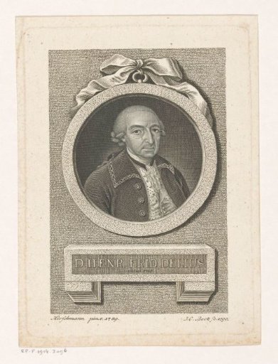 Portrait of Heinrich Friedrich von Delius