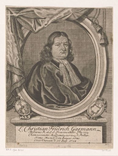 Portrait of Christian Friedrich Garmann