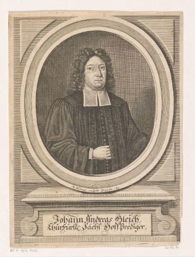 Portrait of Johann Andreas Gleich