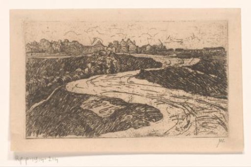 Country road to Auvers-sur-Oise