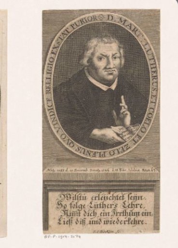 Portrait of Martin Luther
