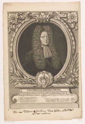 Portrait of Christian Friedrich Meurer