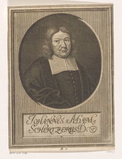 Portrait of Johann Adam Schertzer