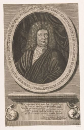 Portrait of Johann Ernst Stille