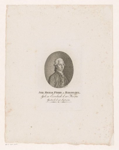 Portrait of Johann Hermann, Baron von Riedesel