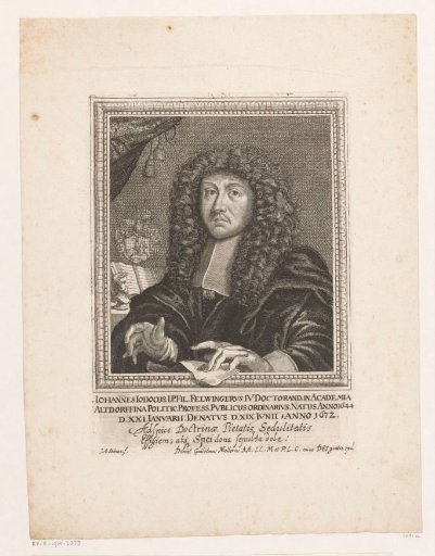 Portrait of Johann Jodocus Felwinger