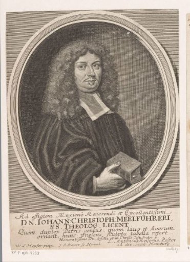 Portrait of Johann Christoph Meelführer