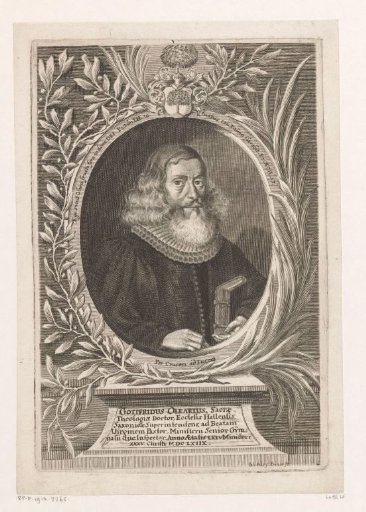 Portrait of Gottfried I Olearius