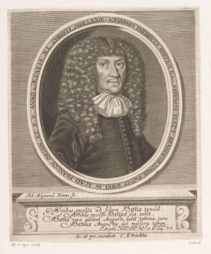 Portrait of Johann Friedrich Rhetz