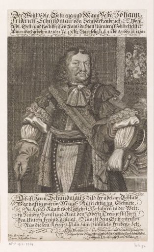 Portrait of Johann Friedrich Schmidmair von Schwarzenbruck