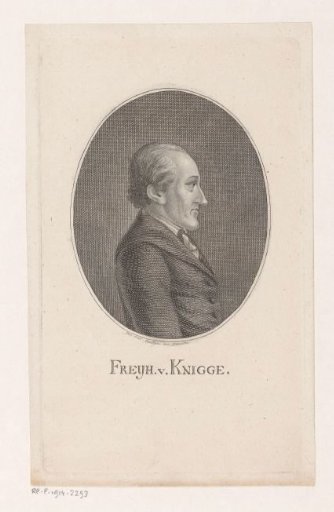 Portrait of Adolph, Baron Knigge