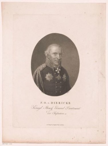 Portrait of Christoph Friedrich Otto von Diericke