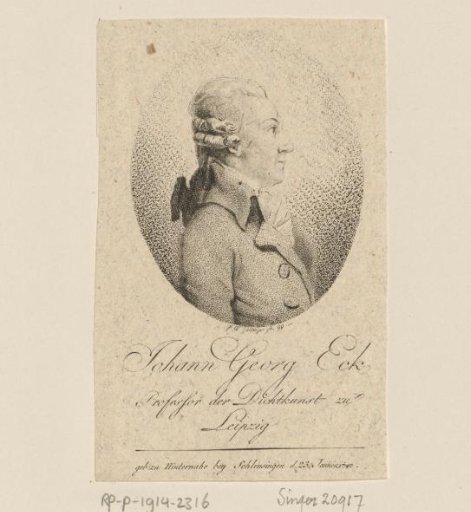 Portrait of Johann Georg Eck
