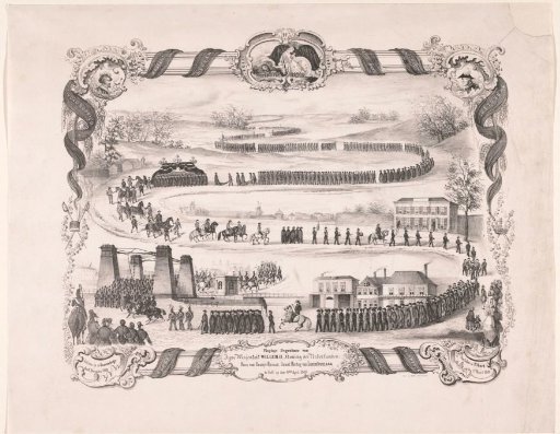 Solemn Funeral of His Majesty William II, King of the Netherlands, (...) at Delft, on the 4th of April 1849