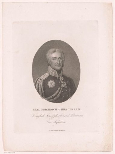 Portrait of Carl Friedrich von Hirschfeld
