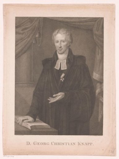 Portrait of Georg Christoph Knapp