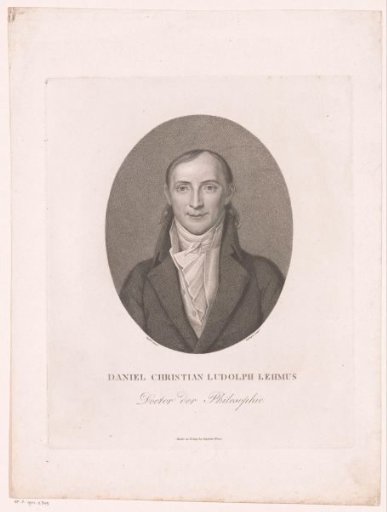 Portrait of Daniel Christian Ludolf Lehmus