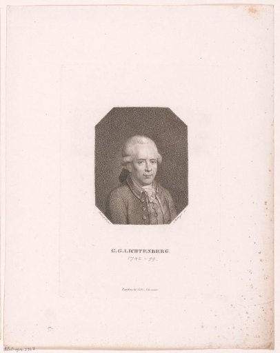 Portrait of Georg Christoph Lichtenberg