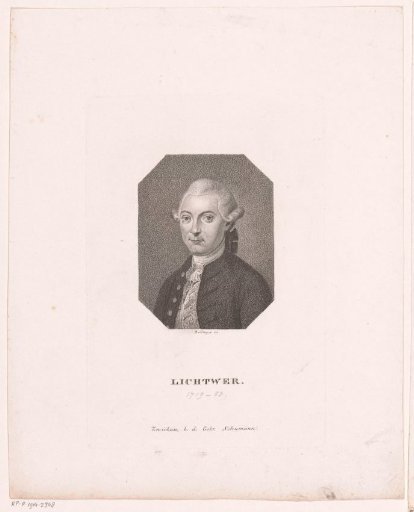 Portrait of Magnus Gottfried Lichtwer