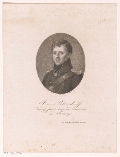 Portrait of Friedrich von Petersdorff