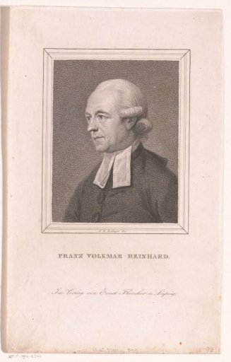 Portrait of Franz Volkmar Reinhard