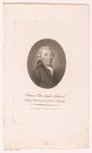Portrait of Johann Christoph Schwab