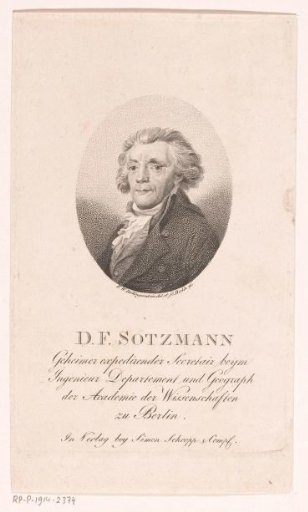 Portrait of Daniel Friedrich Sotzmann